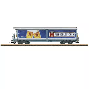 Wagon à parois coulissantes LGB 48572 FeldSchösschen - G 1/22.5 - RhB - EP VI