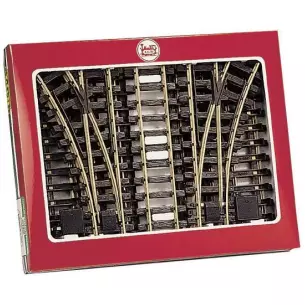 LGB 19902 rail set for station - G 1/22.5 - 13 elements