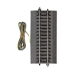 Supply rail G1/2 Roco 42521 with flexible ballast - 115 mm - HO : 1/87 - Code 83