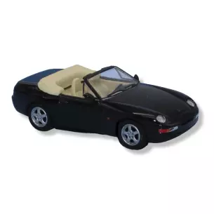 Voiture Porsche 968 cabriolet PCX 870183 - HO 1/87 - noir
