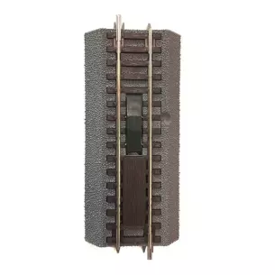 Roco 42519 G1/2 uncoupling rail with flexible ballast - 115 mm - HO : 1/87 - Code 83
