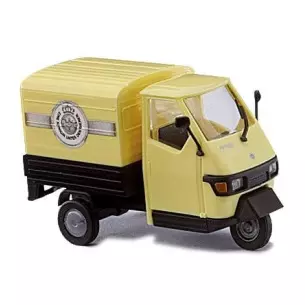 Piaggio APE 50 de couleur beige - HO 1/87 - BUSCH 48460