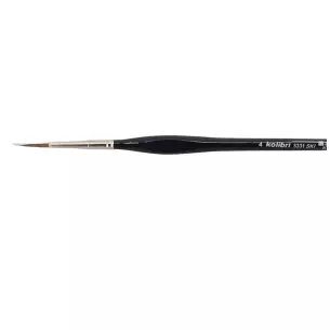 Pinceau en poil de Martre Kolinsky - Manche Laqué N°04 - KOLIBRI 3331SKI/04