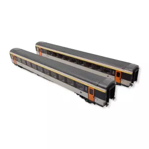 Set 2 Voitures Corail VTU Ls Models 40997 - HO 1/87 - SNCF - EP IV / V