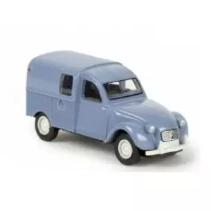 Fourgonnette Citroën 2cv "Kastenente" bleu - SAI 2038 BREKINA 14167 - HO : 1/87