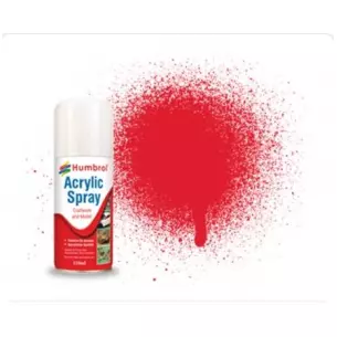 Peinture Spray 19 Rouge Vermillon Brillant