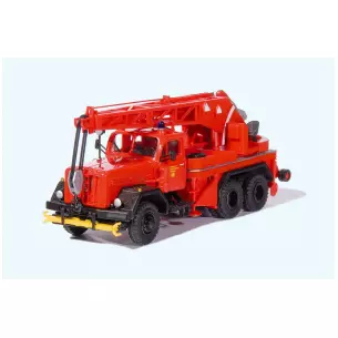 Fire Truck Crane Kw 16F Magirus 250 D 25 A - HO 1:87 - PREISER 31269