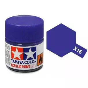 Peinture acrylique - couleur violet BRILLANT X16 - TAMIYA 81516 - 10 mL