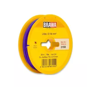 Bobine de fil violet 0.14 mm² - 25 mètres