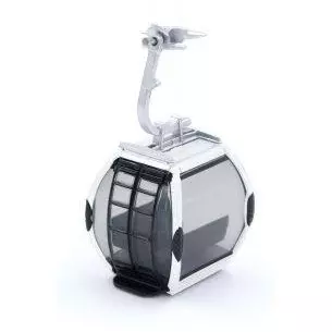 Télécabine Œuf Oméga IV 8 Jägerndorfer 82004 - HO 1/87 - blanc