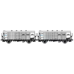 Box of 2 Interfrigo refrigerated cars delivered white with "Foodstuffs" inscription