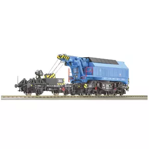 Railway Crane EDK 750 Roco 73038 Digital Slewing - HO : 1/87 - CSD - EP IV