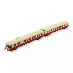 Autorail EAD X-4516 et remorque "Longueau" REE MODELES NW167 - SNCF - N 1/160
