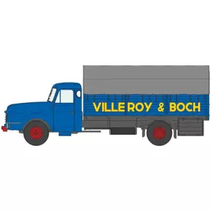 Camion Willeme bleu bâché gris "VILLEROY & BOCH"