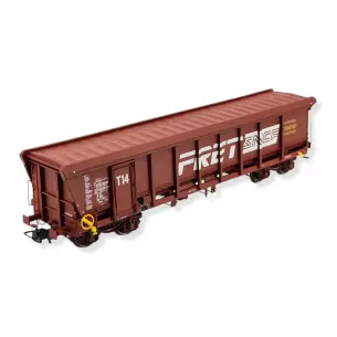 Wagon tombereau Tams rouge 606 "FRET" REE MODELES WBSE008 - SNCF - HO 1/87
