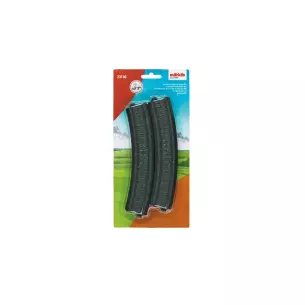 Märklin my world - Lot de 6 éléments de voie courbe en plastique (R1)