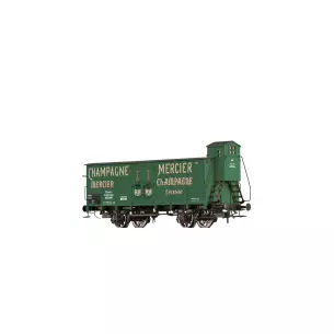 Boxcar G10 Brawa 49864 Champagne Mercier - HO 1/87 - Alsace lorraine