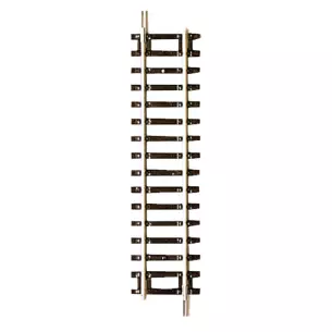 Rail droit G1/2 Roco 42412 traverses bois - 115 mm - HO : 1/87 - Code 83