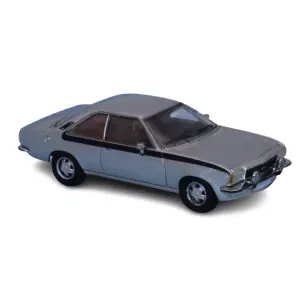 Voiture Opel Commodore B coupé gris argent, PCX 870345 - HO 1/87