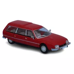 Voiture Citroën CX break, livrée rouge SAI 2496 - HO : 1/87 - EP IV -