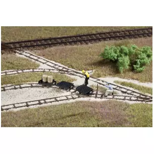 Set of three carts - HO 1/87 - Auhagen 41703