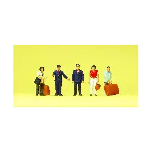 Chinese railroad personnel, passengers