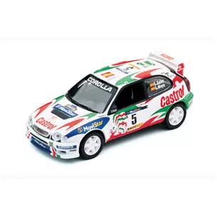 Voiture Toyota Corolla WRC 98 Blanc/Rouge/Vert High Speed HF9105S - O 1/43