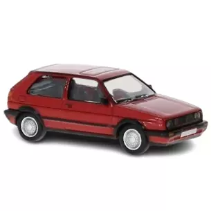 Voiture VW (Volkswagen) Golf II GTI Rouge PCX 870306 - HO 1/87