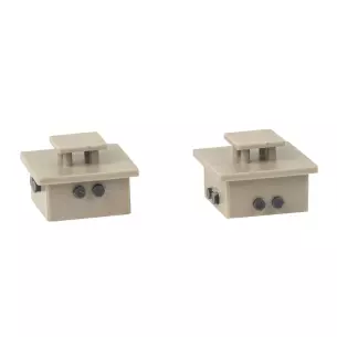 Lot 2 issues de secours de Bunker militaire Faller 144072 - HO - 22x22x15mm