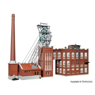 Usine minière Herbede KIBRI 39846 motorisée - HO 1/87 - 600 x 160 x 370 mm