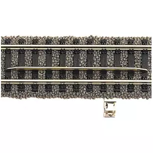 Single-pole contact rail for the control of signals or switches by implosion
