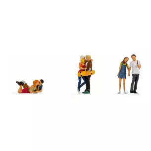 Lot de 3 couples H/F NOCH 15864 - HO 1/87