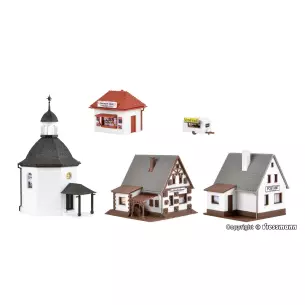 Village de Noël avec éclairage LED, fonctionnel VOLLMER 47613 - N 1/160
