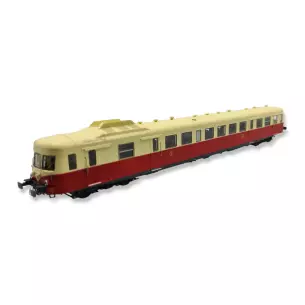 X 2825 Analog Railcar - Red and Cr - SNCF - HO 1/87- REE MB162