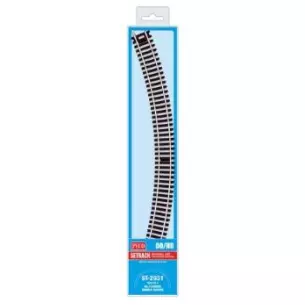 4 rails courbes rayon 505 mm 45° Peco ST2031 - HO : 1/87 - Code 100