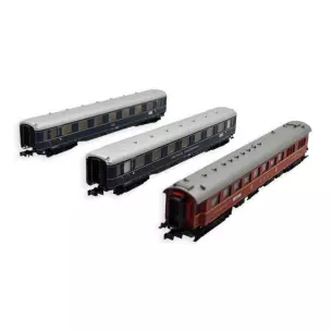Coffret wagons "F 41 Senator" Minitrix 18259 - N 1/160 - DB