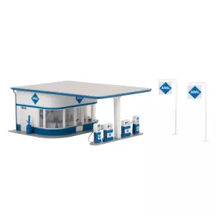 petite station service "Aral" Faller 191784 - HO 1 : 87