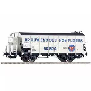 Refrigerated wagon with axles