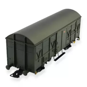 Wagon couvert ORE Armée de terre ELECTROTREN E1833K - HO 1/87 - EP V