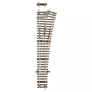 Aiguillage à droite Wr15 Roco 42441 - R 873,5 mm- 15° - HO : 1/87 - Code 83