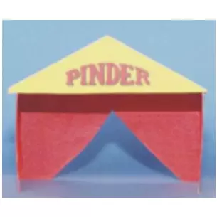 Tente d'accueil du cirque "PINDER" années 1990