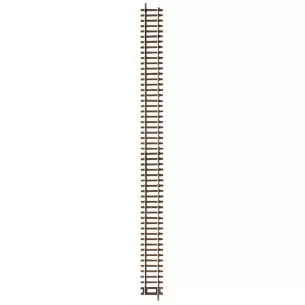 Rail droit G4 Roco 42406 traverses bois - 920 mm - HO : 1/87 - Code 83