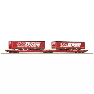 Wagon double articulé T3000e Roco 77401 - HO 1/87 - DB AG - EP VI