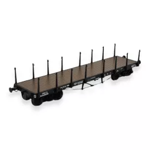 Wagon plat TP à ranchers REE Modèles WB514 - HO 1/87 - SNCF - EP III