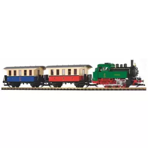 Piko G 37130 Tourist Train BR 80 and tracks - G 1/22.5