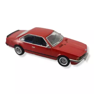 Voiture BMW 635 CSi rouge BREKINA 24350- HO 1/87
