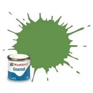 Peinture cellulosique couleur Vert clair N°1325 - Humbrol C6061 - 14 mL
