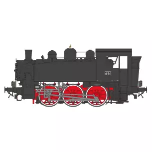 Steam locomotive 030 TU 831.004 REE Model MB042BIS - HO : 1/87 - FS - EP II