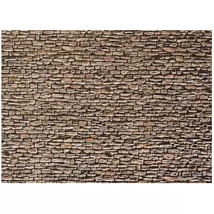 Plaque de mur Pierre de Taille FALLER 222566 - 250 x 125 x 0.5 mm - N : 1/160