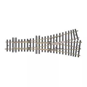 Aiguillage triple R1394 mm - cœur et lames métal MÄRKLIN 59091 - I 1/32